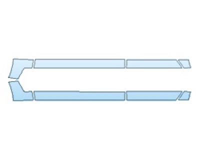 PAINT PROTECTION KIT - 2019 BMW 4 SERIES 430I XDRIVE GRAN COUPE BASE    DOORS - PRECUT PPF CLEAR BRA WRAP