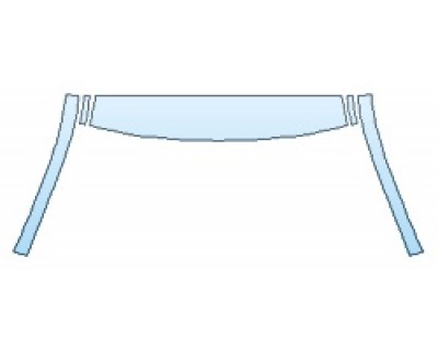 PAINT PROTECTION KIT - 2019 BMW 4 SERIES 430I XDRIVE GRAN COUPE BASE ROOF A-PILLARS - PRECUT PPF CLEAR BRA WRAP