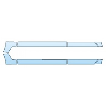 PAINT PROTECTION KIT - 2019 BMW 4 SERIES 440I GRAN COUPE BASE DOORS - PRECUT PPF CLEAR BRA WRAP