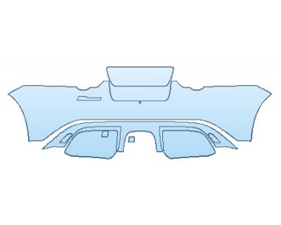 2019 JAGUAR F-TYPE R-DYNAMIC Full Rear Bumper (Without Passenger Badge)