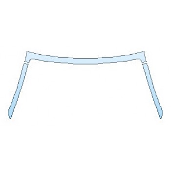 PAINT PROTECTION KIT - 2020 JAGUAR F-TYPE R-DYNAMIC ROOF A-PILLARS (CONVERTIBLE) - PRECUT PPF CLEAR BRA WRAP