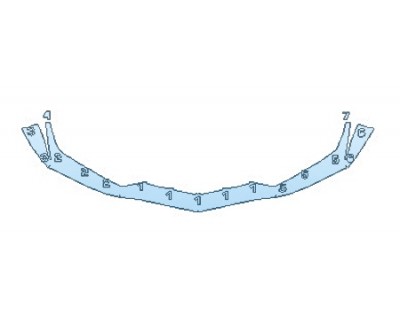 PAINT PROTECTION KIT - 2019 CHEVROLET CORVETTE ZR1 LOWER SPLTTER - PRECUT PPF CLEAR BRA WRAP