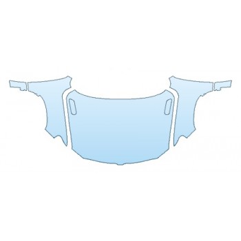 PAINT PROTECTION KIT - 2020 DODGE RAM 1500 BIG HORN FULL HOOD FENDERS - PRECUT PPF CLEAR BRA WRAP