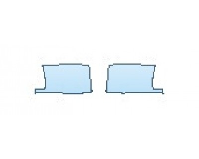 PAINT PROTECTION KIT - 2019 DODGE RAM 1500 LARAMIE MIRRORS (TOW PKG) - PRECUT PPF CLEAR BRA WRAP