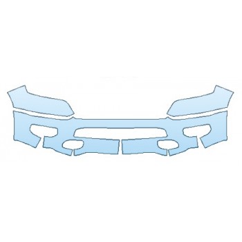 PAINT PROTECTION KIT - 2020 DODGE RAM 1500 LONE STAR BUMPER - PRECUT PPF CLEAR BRA WRAP