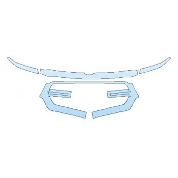 PAINT PROTECTION KIT - 2020 DODGE RAM 1500 LONE STAR GRILLE - PRECUT PPF CLEAR BRA WRAP