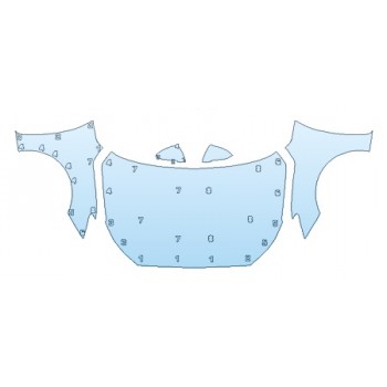 PAINT PROTECTION KIT - 2020 HYUNDAI VELOSTER TURBO ULTIMATE FULL HOOD FENDERS MIRRORS - PRECUT PPF CLEAR BRA WRAP