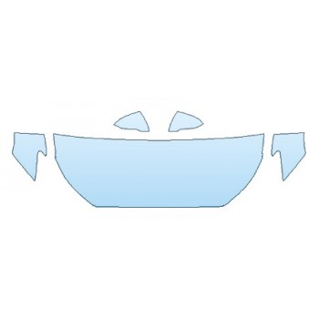 PAINT PROTECTION KIT - 2020 HYUNDAI VELOSTER TURBO ULTIMATE HOOD(24 INCH WRAPPED EDGES) FENDERS MIRRORS - PRECUT PPF CLEAR BRA WRAP