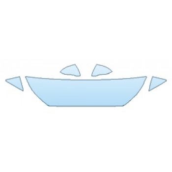 PAINT PROTECTION KIT - 2020 HYUNDAI VELOSTER TURBO ULTIMATE HOOD(18INCH WRAPPED EDGES) FENDERS MIRRORS - PRECUT PPF CLEAR BRA WRAP