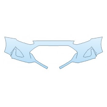 PAINT PROTECTION KIT - 2020 HYUNDAI VELOSTER TURBO ULTIMATE BUMPER (1 PIECE) - PRECUT PPF CLEAR BRA WRAP