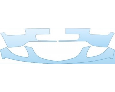 PAINT PROTECTION KIT - 2012 BUICK ENCLAVE PREMIUM  BUMPER WITH PLATE CUT OUT KIT - PRECUT PPF CLEAR BRA WRAP