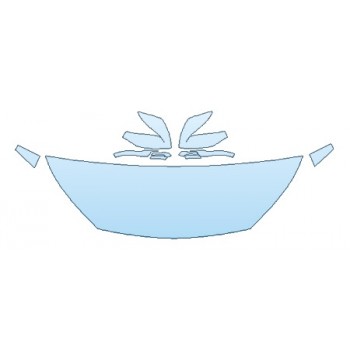 PAINT PROTECTION KIT - 2020 INFINITI QX50 PURE HOOD(24 INCH) FENDERS MIRRORS - PRECUT PPF CLEAR BRA WRAP