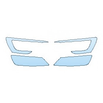 PAINT PROTECTION KIT - 2020 SUBARU ASCENT LIMITED HEADLIGHTS - PRECUT PPF CLEAR BRA WRAP