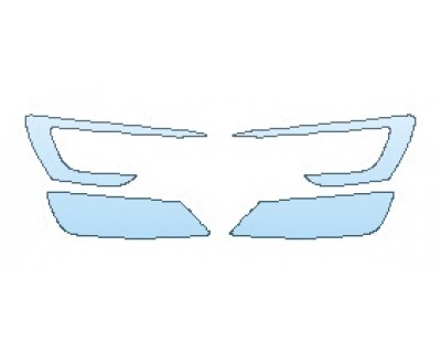 PAINT PROTECTION KIT - 2020 SUBARU ASCENT LIMITED HEADLIGHTS - PRECUT PPF CLEAR BRA WRAP