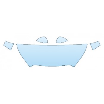 PAINT PROTECTION KIT - 2020 SUBARU ASCENT TOURING HOOD(24 INCH WRAPPED EDGES) FENDERS MIRRORS - PRECUT PPF CLEAR BRA WRAP