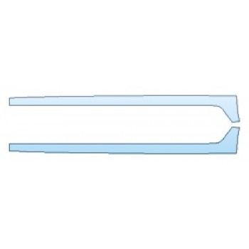 PAINT PROTECTION KIT - 2020 VOLKSWAGEN JETTA S ROCKERS - PRECUT PPF CLEAR BRA WRAP