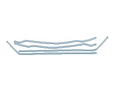 PAINT PROTECTION KIT - 2019 VOLKSWAGEN JETTA SE DOOR EDGE GUARDS - PRECUT PPF CLEAR BRA WRAP