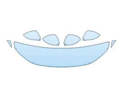 PAINT PROTECTION KIT - 2019 VOLKSWAGEN JETTA SEL HOOD(18 INCH WRAPPED EDGES) FENDERS MIRRORS - PRECUT PPF CLEAR BRA WRAP