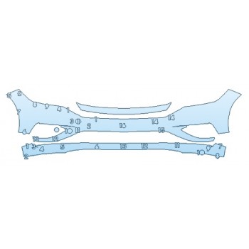 Precut PPF Kit – Clear Bra Paint Protection Film PAINT PROTECTION KIT - 2019 VOLKSWAGEN JETTA SEL BUMPER - PRECUT PPF CLEAR BRA WRAP