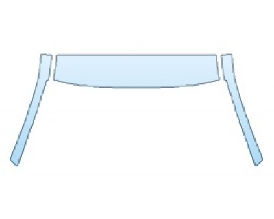 PAINT PROTECTION KIT - 2019 VOLKSWAGEN JETTA SEL ROOF A-PILLARS - PRECUT PPF CLEAR BRA WRAP