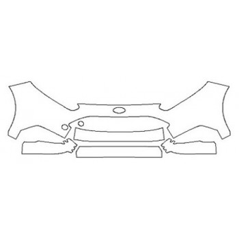 2020 FORD FIESTA HATCHBACK ST Bumper With Tow Hook (5 Piece)