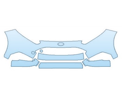 PAINT PROTECTION KIT - 2019 FORD FIESTA HATCHBACK ST BUMPER WITH TOW HOOK (5 PIECE) - PRECUT PPF CLEAR BRA WRAP