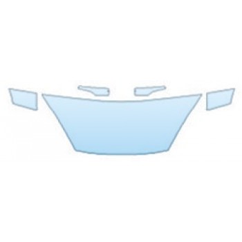 PAINT PROTECTION KIT - 2020 FORD FIESTA HATCHBACK TITANIUM HOOD (24 INCH) FENDERS MIRRORS - PRECUT PPF CLEAR BRA WRAP