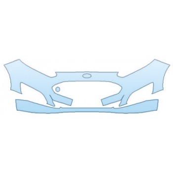 PAINT PROTECTION KIT - 2020 FORD FIESTA HATCHBACK TITANIUM BUMPER - PRECUT PPF CLEAR BRA WRAP