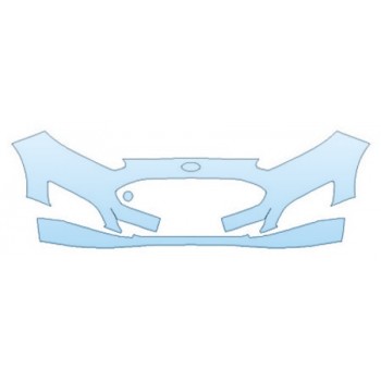 PAINT PROTECTION KIT - 2020 FORD FIESTA SEDAN TITANIUM BUMPER - PRECUT PPF CLEAR BRA WRAP