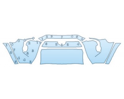 PAINT PROTECTION KIT - 2019 TOYOTA 4RUNNER SR5 PREMIUM BUMPER - PRECUT PPF CLEAR BRA WRAP