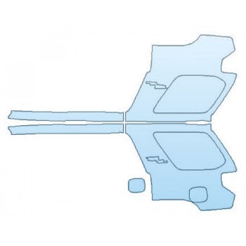 PAINT PROTECTION KIT - 2020 TOYOTA 4RUNNER TRD OFF-ROAD PREMIUM FULL REAR QUARTERS - PRECUT PPF CLEAR BRA WRAP