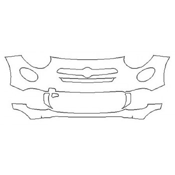 2020 FIAT 500X LOUNGE Bumper (4 Piece)