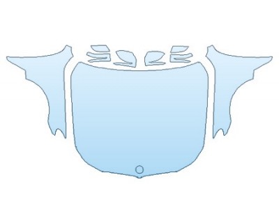 PAINT PROTECTION KIT - 2018 BMW 6 SERIES 640I XDRIVE GRAN TURISMO SPORT LINE FULL HOOD (WRAPPED EDGES) FENDERS MIRRORS - PRECUT PPF CLEAR BRA WRAP