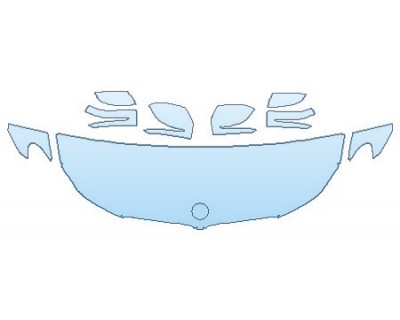 PAINT PROTECTION KIT - 2018 BMW 6 SERIES 640I XDRIVE GRAN TURISMO SPORT LINE HOOD (24 INCH WRAPPED EDGES) FENDERS MIRRORS - PRECUT PPF CLEAR BRA WRAP