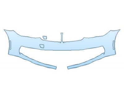 PAINT PROTECTION KIT - 2018 BMW 6 SERIES 640I XDRIVE GRAN TURISMO SPORT LINE BUMPER (2 PIECE) - PRECUT PPF CLEAR BRA WRAP