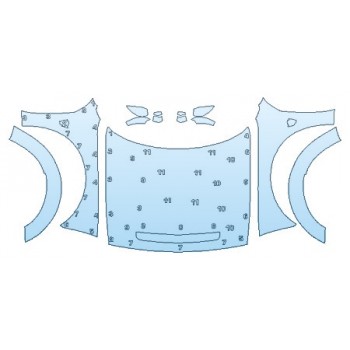 PRECUT PPF CLEAR BRA WRAP