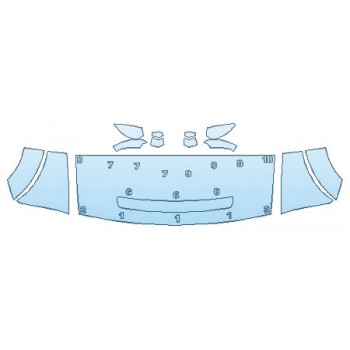 PRECUT PPF CLEAR BRA WRAP
