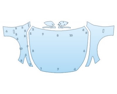 PRECUT PPF CLEAR BRA WRAP