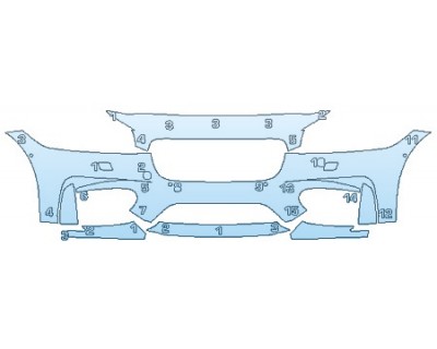 2018 JAGUAR XF SPORTWAGON Bumper (7 Piece)