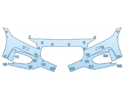 2020 JAGUAR XF SPORTWAGON Bumper (4 Piece)