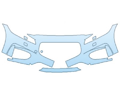 2019 JAGUAR XF SPORTWAGON Bumper With Washer (4 Piece)