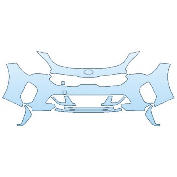 PAINT PROTECTION KIT - 2020 KIA STINGER GT BUMPER - PRECUT PPF CLEAR BRA WRAP