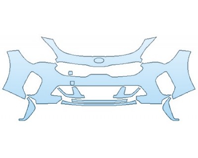 PAINT PROTECTION KIT - 2020 KIA STINGER GT2 BUMPER - PRECUT PPF CLEAR BRA WRAP