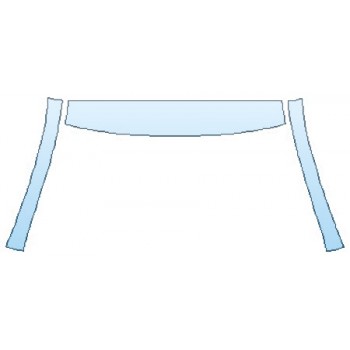 PRECUT PPF KIT - 2018 MAZDA MAZDA6 SPORT ROOF A-PILLARS PRECUT PPF CLEAR BRA WRAP