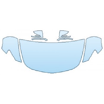 PRECUT PPF KIT - 2018 MERCEDES AMG GT COUPE HOOD (30 INCH WRAPPED EDGES) FENDERS MIRRORS PRECUT PPF CLEAR BRA WRAP