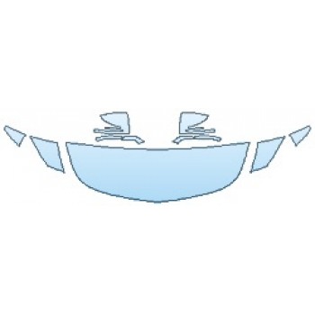 PRECUT PPF KIT - 2018 MERCEDES AMG GT ROADSTER HOOD (18 INCH) FENDERS MIRRORS PRECUT PPF CLEAR BRA WRAP