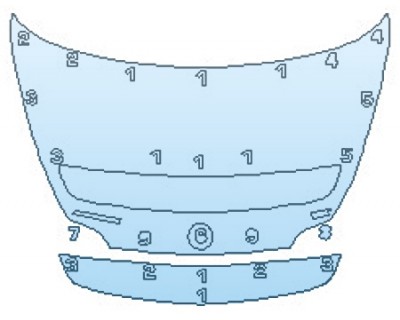 PRECUT PPF CLEAR BRA WRAP