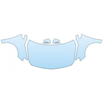 PRECUT PPF KIT - 2018 MERCEDES B-CLASS B250 BASE FULL HOOD (WRAPPED EDGES) FENDERS MIRRORS PRECUT PPF CLEAR BRA WRAP