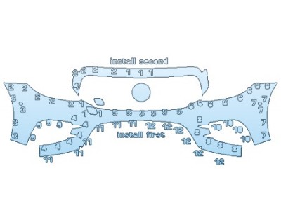 PRECUT PPF CLEAR BRA WRAP