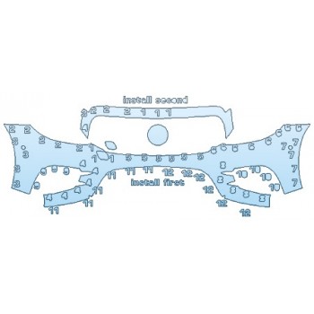 PRECUT PPF CLEAR BRA WRAP